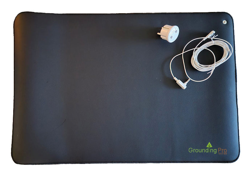Grounding Pro Aardingsmat – Carbon Leder (40 x 60 cm)